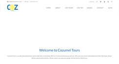 Desktop Screenshot of cozumeltours.com